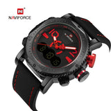 NAVIFORCE NF9094 B/R/B MEN'S WATCH - H2 Hub Watches