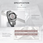 NAVIFORCE ANALOG NF9157 S/W STAINLESS STEEL QUARTZ MEN'S WATCH - H2 Hub Watches