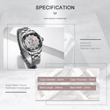 NAVIFORCE ANALOG NF9157 S/W STAINLESS STEEL QUARTZ MEN'S WATCH - H2 Hub Watches