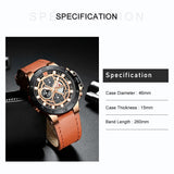 NAVIFORCE NF9159 RG/B/L.BN MEN'S WATCH