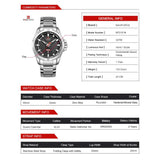 NAVIFORCE NF9161 S/B STAINLESS STEEL MEN WATCH
