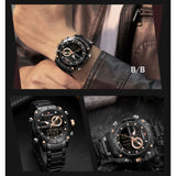 NAVIFORCE NF9163 B/B BLACK STAINLESS STEEL MEN WATCH