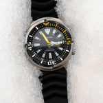 SEIKO PROSPEX DIVER SRP639K1 AUTOMATIC MEN'S BLACK RUBBER STRAP WATCH - H2 Hub Watches