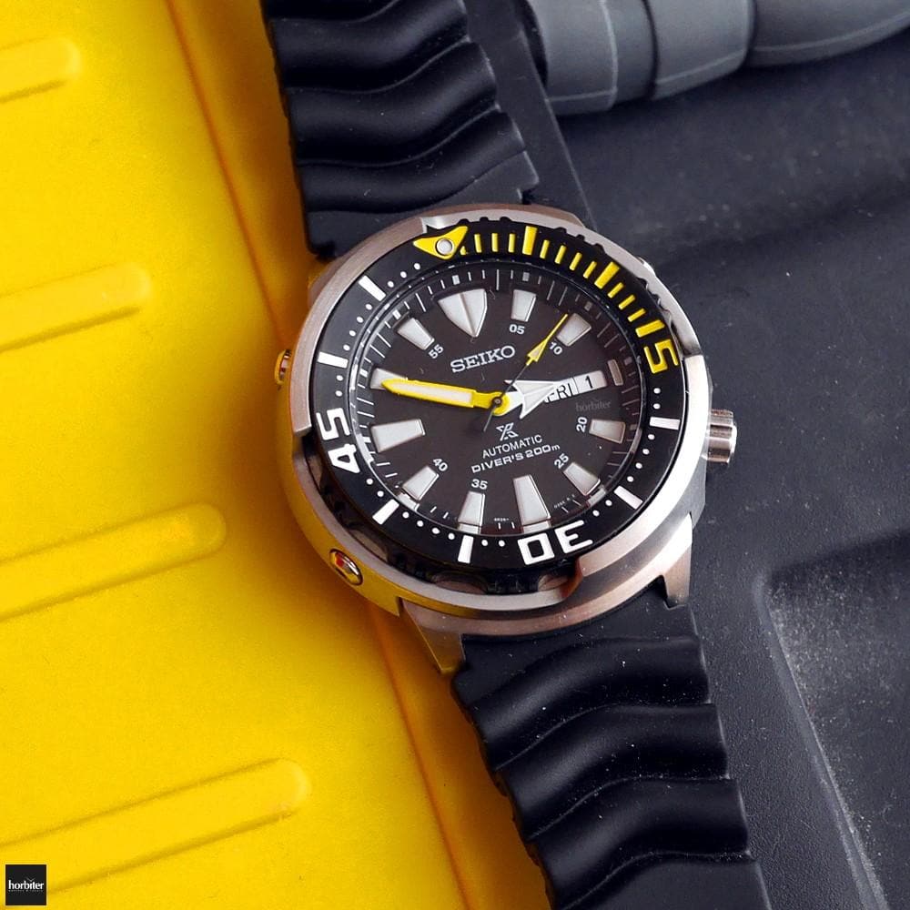SEIKO PROSPEX DIVER SRP639K1 AUTOMATIC MEN'S BLACK RUBBER STRAP WATCH - H2 Hub Watches