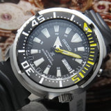 SEIKO PROSPEX DIVER SRP639K1 AUTOMATIC MEN'S BLACK RUBBER STRAP WATCH - H2 Hub Watches