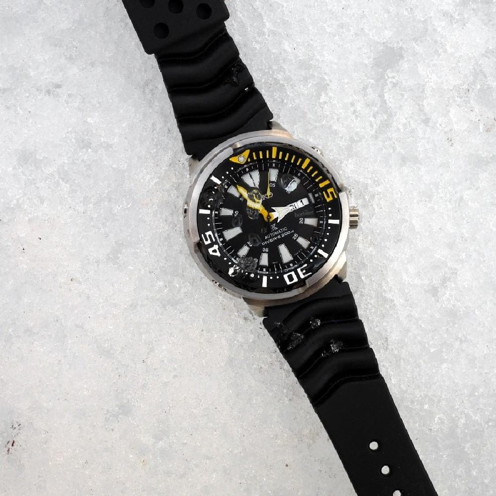 SEIKO PROSPEX DIVER SRP639K1 AUTOMATIC MEN'S BLACK RUBBER STRAP WATCH - H2 Hub Watches