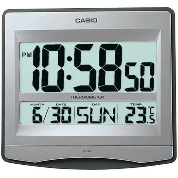 SEIKO QHL088WN LCD DIGITAL ALARM CLOCK WALL CLOCK