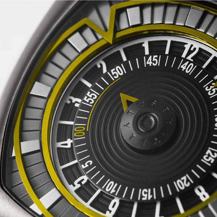 LYTT LABS INCEPTION V1.0 GUNMETAL/YELLOW A02-03 MEN'S WATCH - H2 Hub Watches