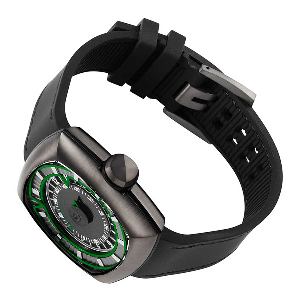 LYTT LABS INCEPTION V1.0 GUNMETAL/GREEN A02-04 MEN'S WATCH - H2 Hub Watches