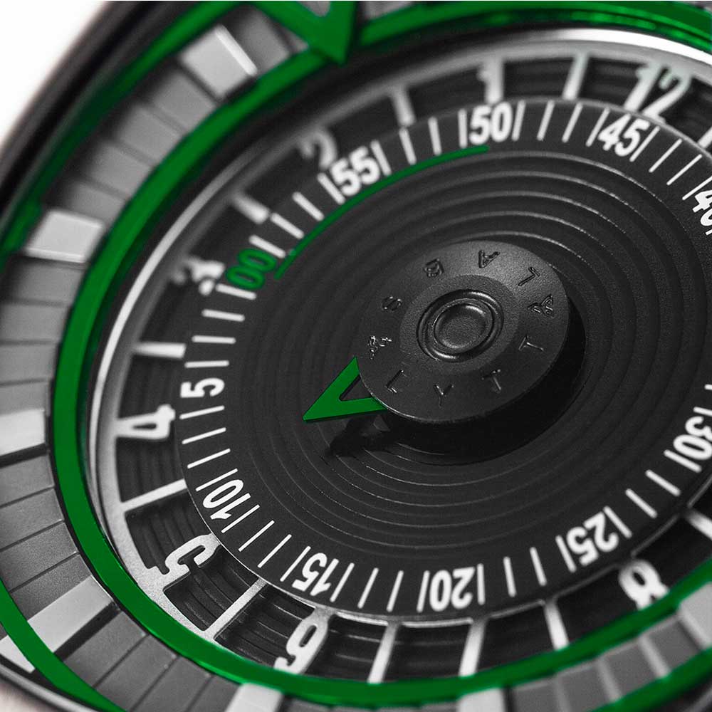 LYTT LABS INCEPTION V1.0 GUNMETAL/GREEN A02-04 MEN'S WATCH - H2 Hub Watches