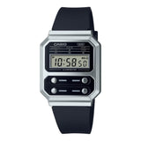 Casio General Digital Black Resin Strap Unisex Watch A100WEF-1ADF-P