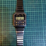 CASIO GENERAL A100WEGG-1A2DF BLACK RESIN STRAP WOMEN WATCH