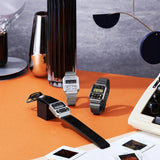 Casio General Black Leather Unisex Watch A100WEL-1ADF-P