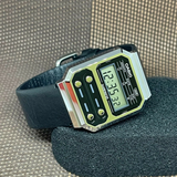 Casio General Black Leather Unisex Watch A100WEL-1ADF-P
