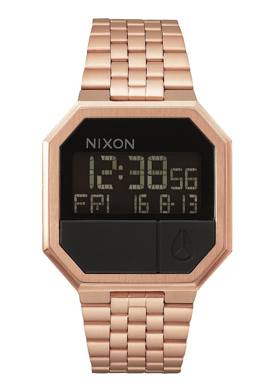 NIXON RE-RUN DIGITAL A158897 ROSE GOLD MEN'S WATCH - H2 Hub Watches