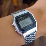 Casio General Silver Stainless Steel Unisex Watch A159WA-N1DF-P