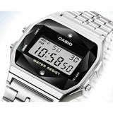 CASIO GENERAL A159WAD-1DF DIGITAL QUARTZ SILVER STAINLESS STEEL MEN'S WATCH - H2 Hub Watches