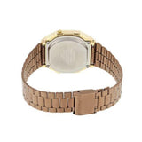 CASIO GENERAL A168WECM-5DF DIGITAL QUARTZ ROSE GOLD STAINLESS STEEL UNISEX WATCH