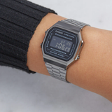 Casio General Stainless Steel Strap Unisex Watch A168WGG-1BDF-P