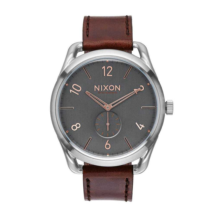 NIXON C45 LEATHER A4652064 MEN'S WATCH - H2 Hub Watches
