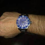 ARMAND NICOLET A480AGU-BU-MA4480AA MEN'S WATCH WITH ADDITIONAL BLUE STRAP SILICON