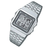 Casio General Digital Silver Stainless Steel Strap Men Watch A500WA-7DF-P