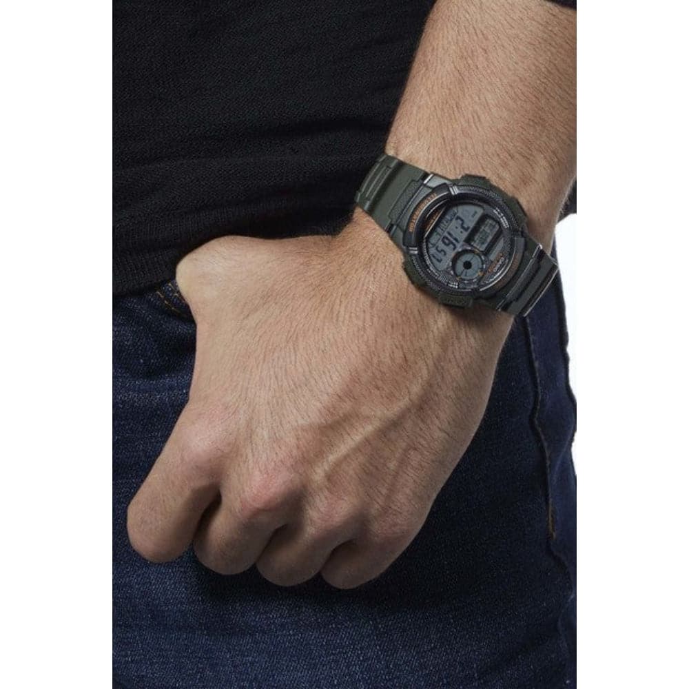 CASIO - Sveglia con movimento al quarzo giapponese, per uomo, Ae-1000W CASIO - Sveglia con movimento al quarzo giapponese, per uomo, Ae-1000W