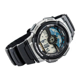 Casio General Digital Black Resin Strap Men Watch AE-1100W-1AVDF-P