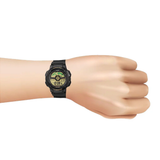 Casio World Time Digital Black Resin Strap Men Watch AE-1100W-1BVDF-P