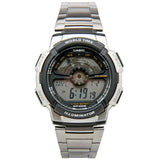 Casio General Digital Silver Stainless Steel Strap Men Watch AE-1100WD-1ADF-P
