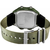 Casio Illuminator Digital Green Nylon Strap Men Watch AE-1200WHB-3BVDF-P