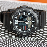Casio General Black Resin Strap Men Watch AEQ-100W-1AVDF-P
