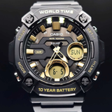 Casio General Black Analog Digital Resin Strap Men Watch AEQ-120W-9AVDF-P