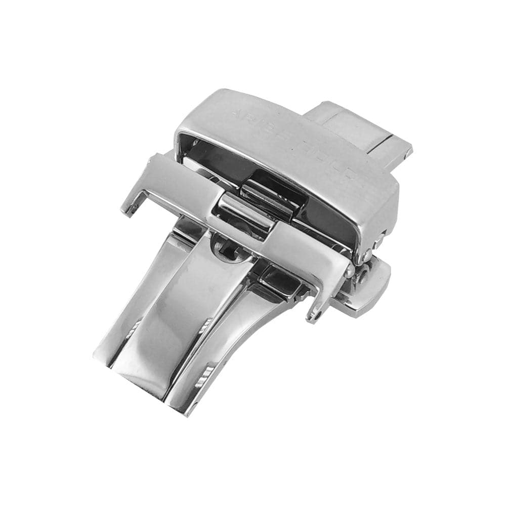 ARIES GOLD AG-B0001-20 SILVER BUTTERFLY BUCKLE - H2 Hub Watches
