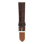 ARIES GOLD TAN BROWN CROCO AG-L0002 LEATHER STRAP - H2 Hub Watches
