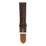 ARIES GOLD TAN BROWN CROCO AG-L0002 LEATHER STRAP - H2 Hub Watches