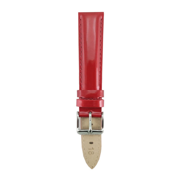 ARIES GOLD RUBY RED GLOSS AG-L0013 LEATHER STRAP - H2 Hub Watches