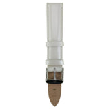 ARIES GOLD WHITE CROCO AG-L0014-18 LEATHER STRAP