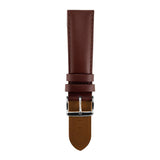 ARIES GOLD PECAN BROWN AG-L0020-22 LEATHER STRAP