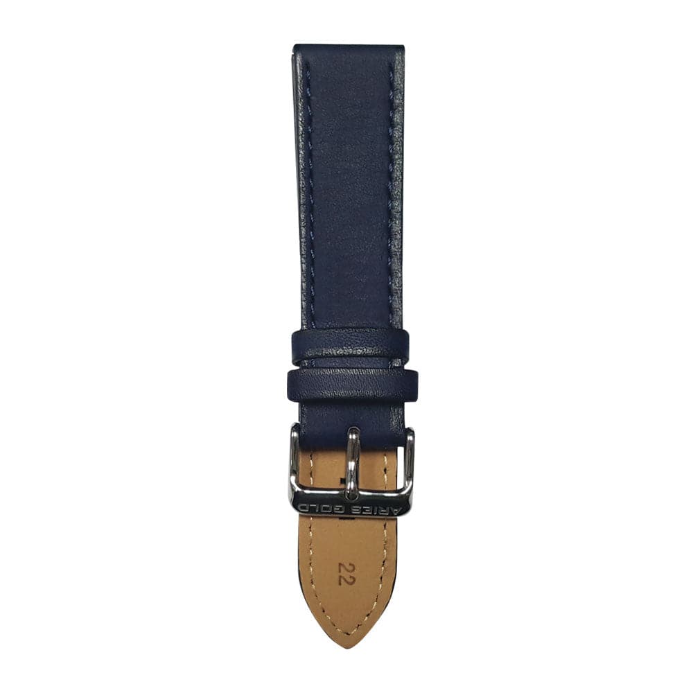 ARIES GOLD AEGEAN BLUE AG-L0022 LEATHER STRAP - H2 Hub Watches