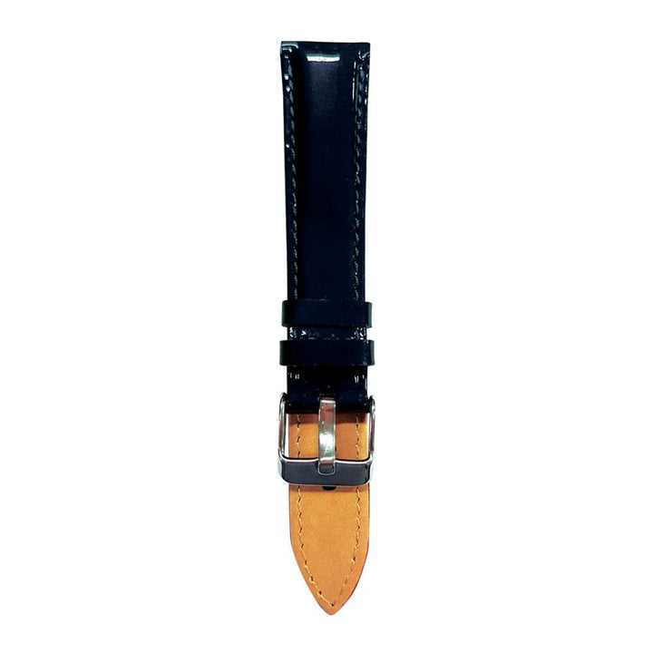 ARIES GOLD NAVY GLOSS AG-L0025 LEATHER STRAP - H2 Hub Watches