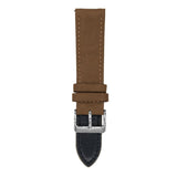 ARIES GOLD BROWN  AG-L0035-22 LEATHER STRAP