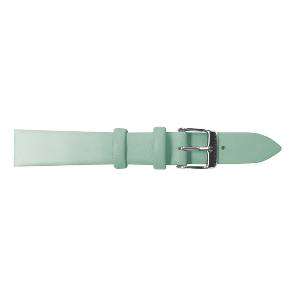 ARIES GOLD BABY GREEN AG-L0040-16 LEATHER STRAP
