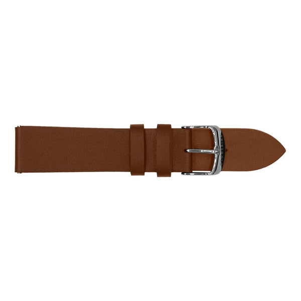 ARIES GOLD BABY BROWN AG-L0042-22  LEATHER STRAP