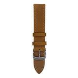 ARIES GOLD BROWN AG-L0045-22 LEATHER STRAP
