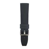 ARIES GOLD BLACK RHINE AG-R0003 SILVER BUCKLE RUBBER STRAP - H2 Hub Watches