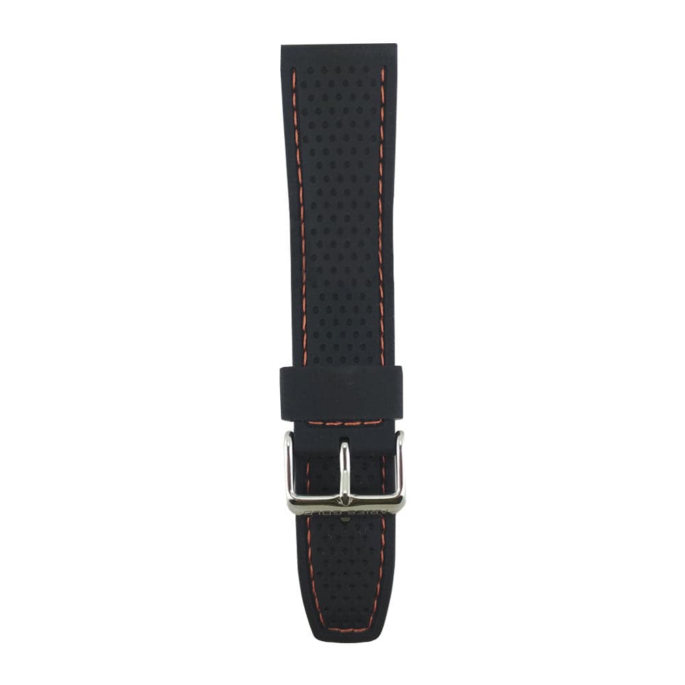 ARIES GOLD TESLA BLACK AG-R0006 RUBBER STRAP - H2 Hub Watches