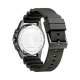 CITIZEN AI5005-13E BLACK SILICONE STRAP MEN WATCH