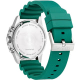 CITIZEN AI5009-12X GREEN SILICONE STRAP MEN WATCH