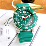 CITIZEN AI5009-12X GREEN SILICONE STRAP MEN WATCH